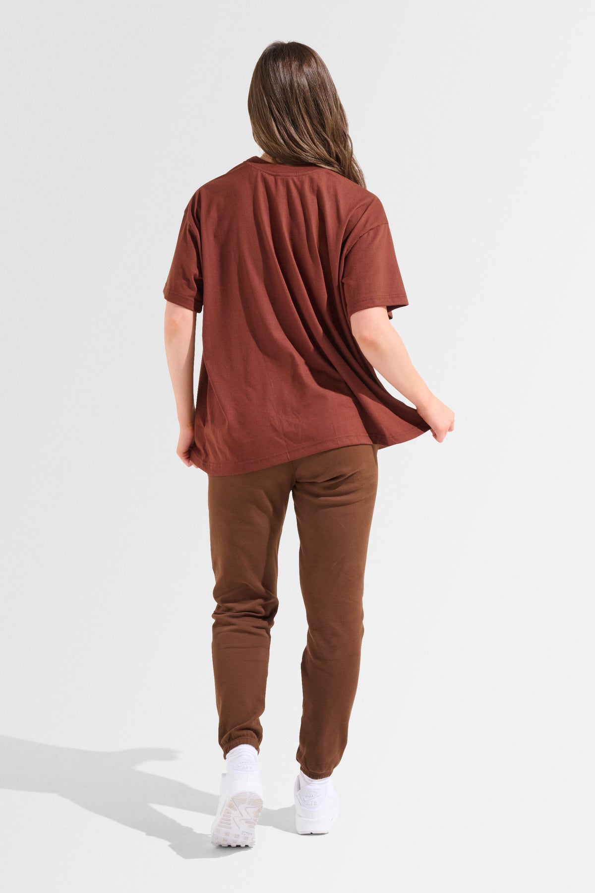 Statement Oversized Tee - Brown