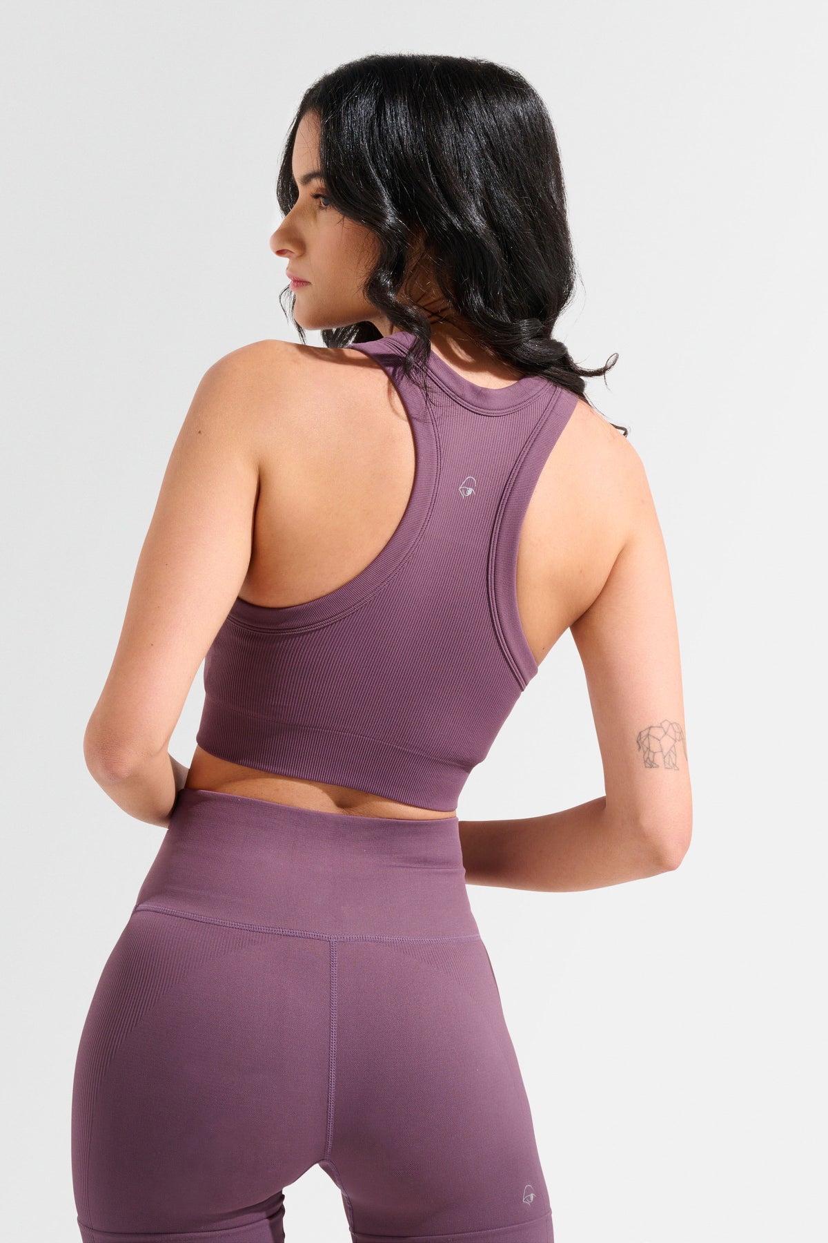 Elevate Seamless Sports Bra - Plum