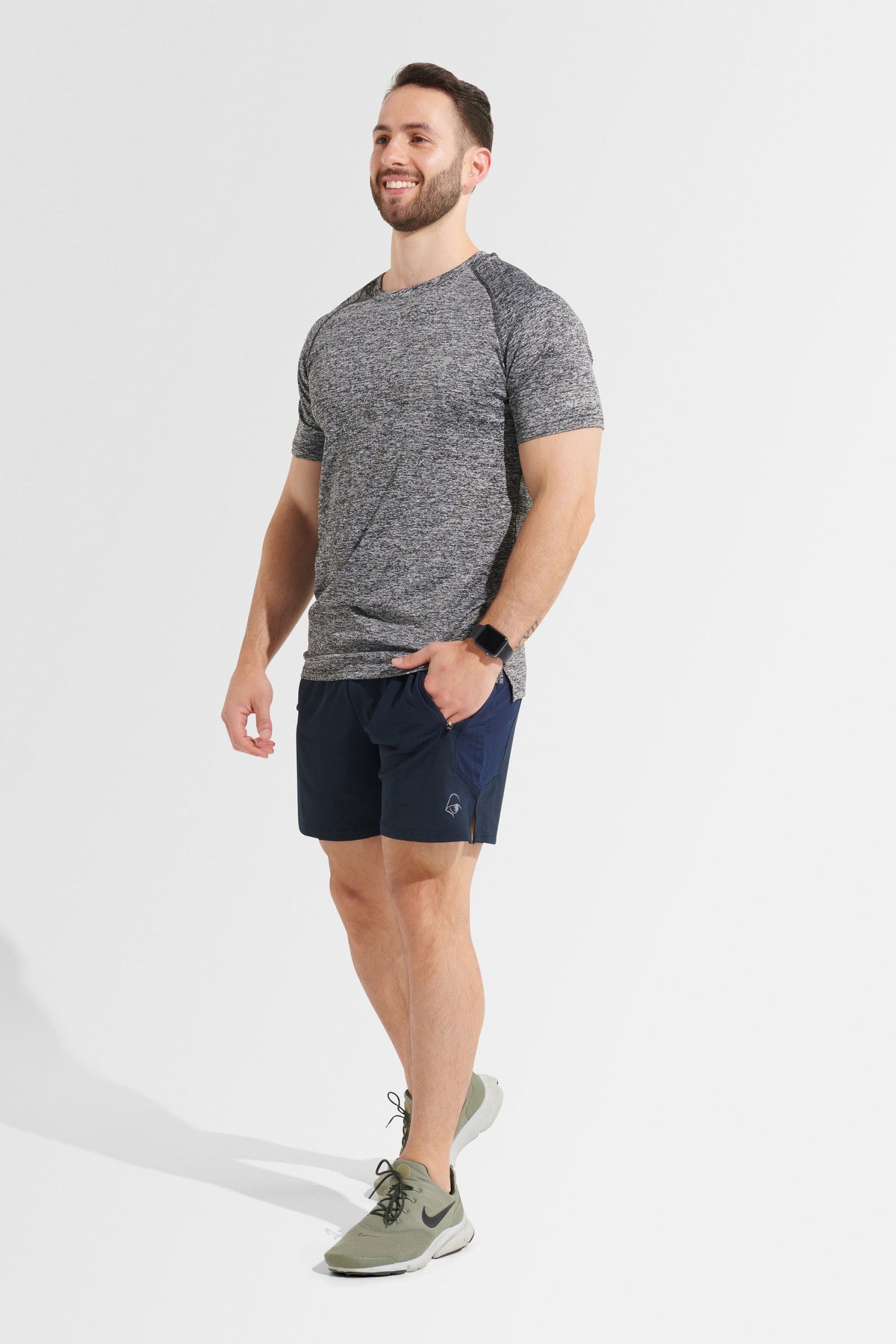 All Day Every Day Tee - Static Grey